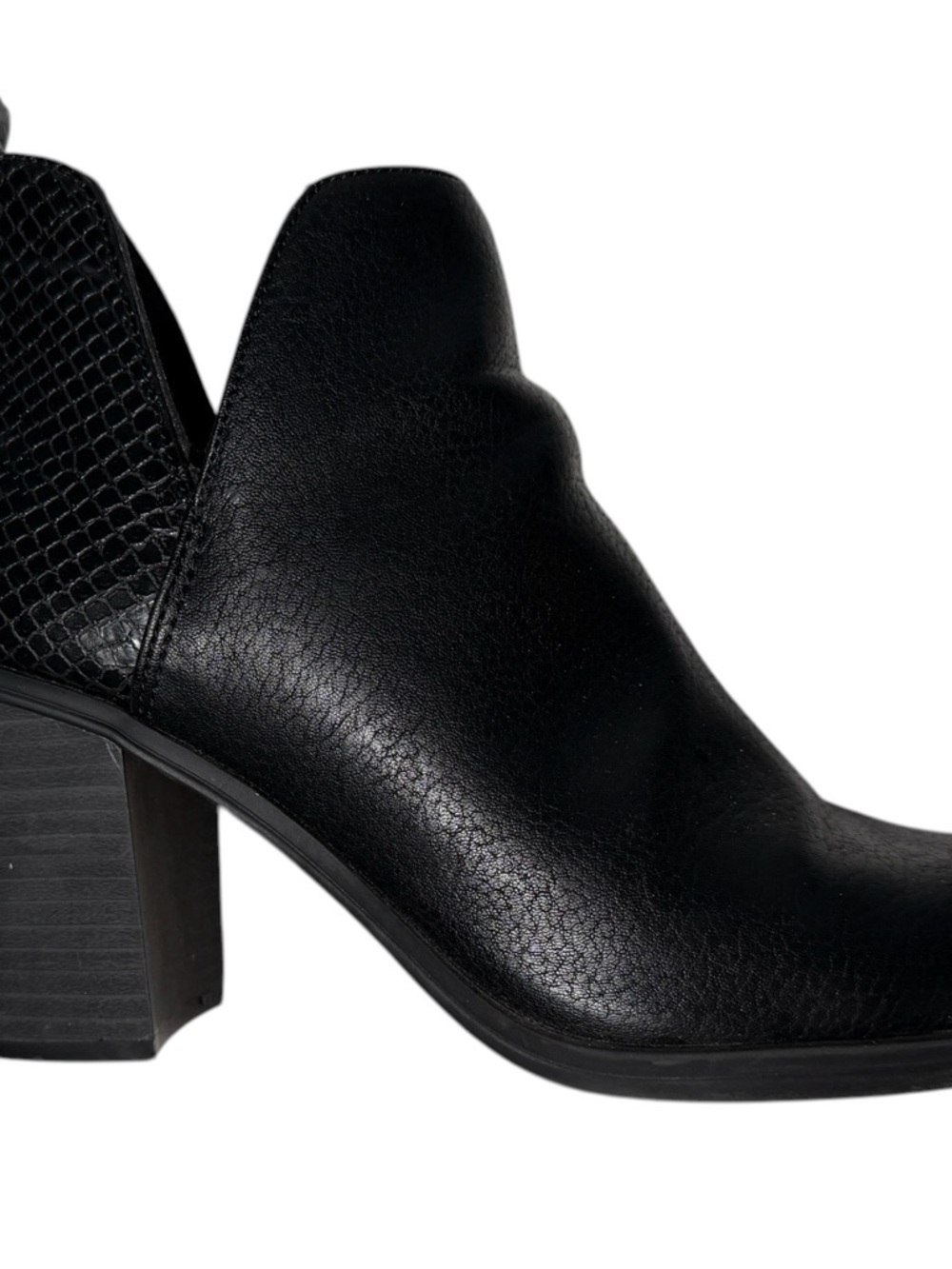 Dolcetta Women's Ankle Booties Black Snake size 8